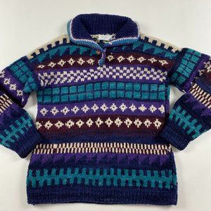 Global Imports Ltd Ecuador Wool Pullover Adult Medium Itchy Heavyweight Chunky